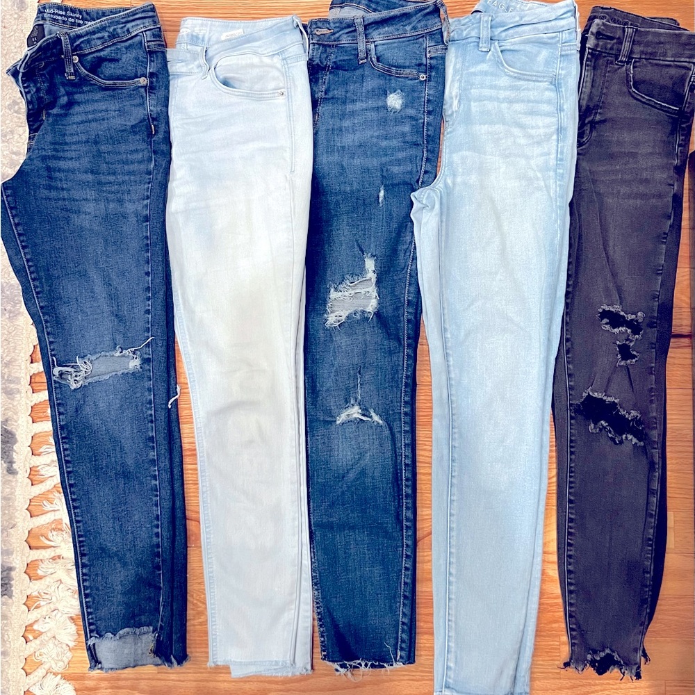 5 Pairs of Jeans - Sizes 2-4